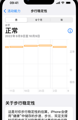 丹巴iPhone手机维修如何在iPhone开启'步行稳定性通知'